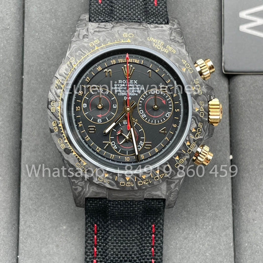 Rolex Daytona Aviva Grigio 01/10  NTPT Carbonio 1:1 Best Clone Diw Custom 4130 movimento