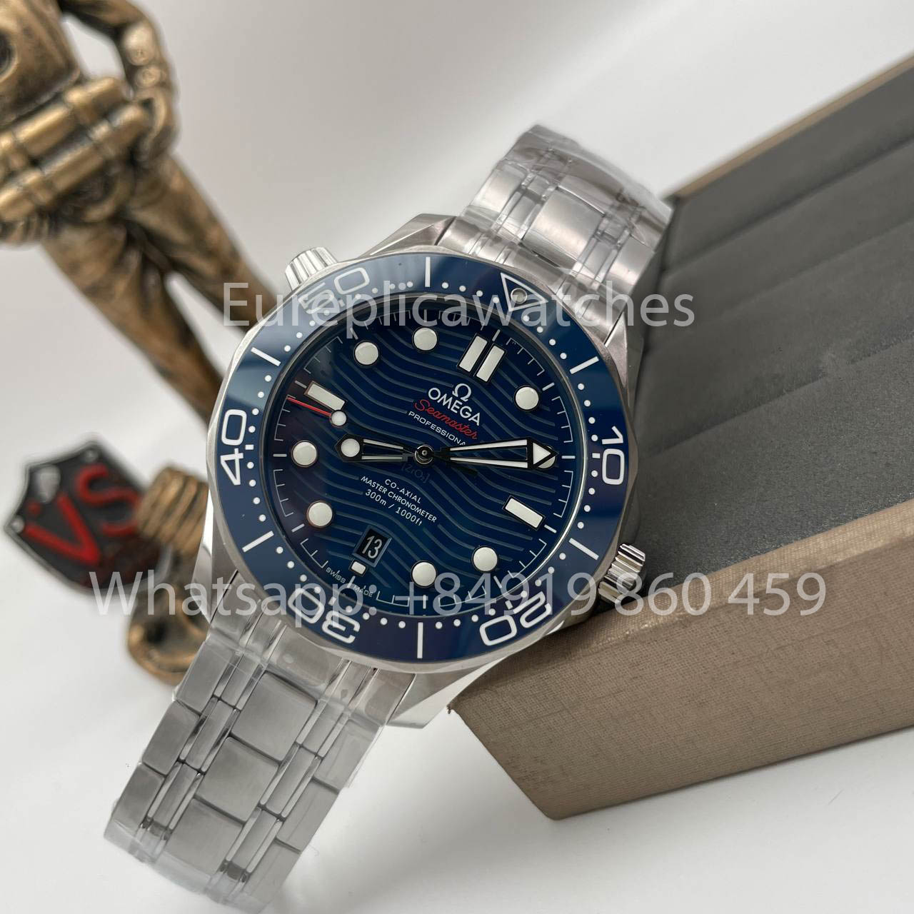 Omega Seamaster Diver 300M 210.30.42.20.03.001 1:1 edizione migliore VS Fabbrica quadrante blu