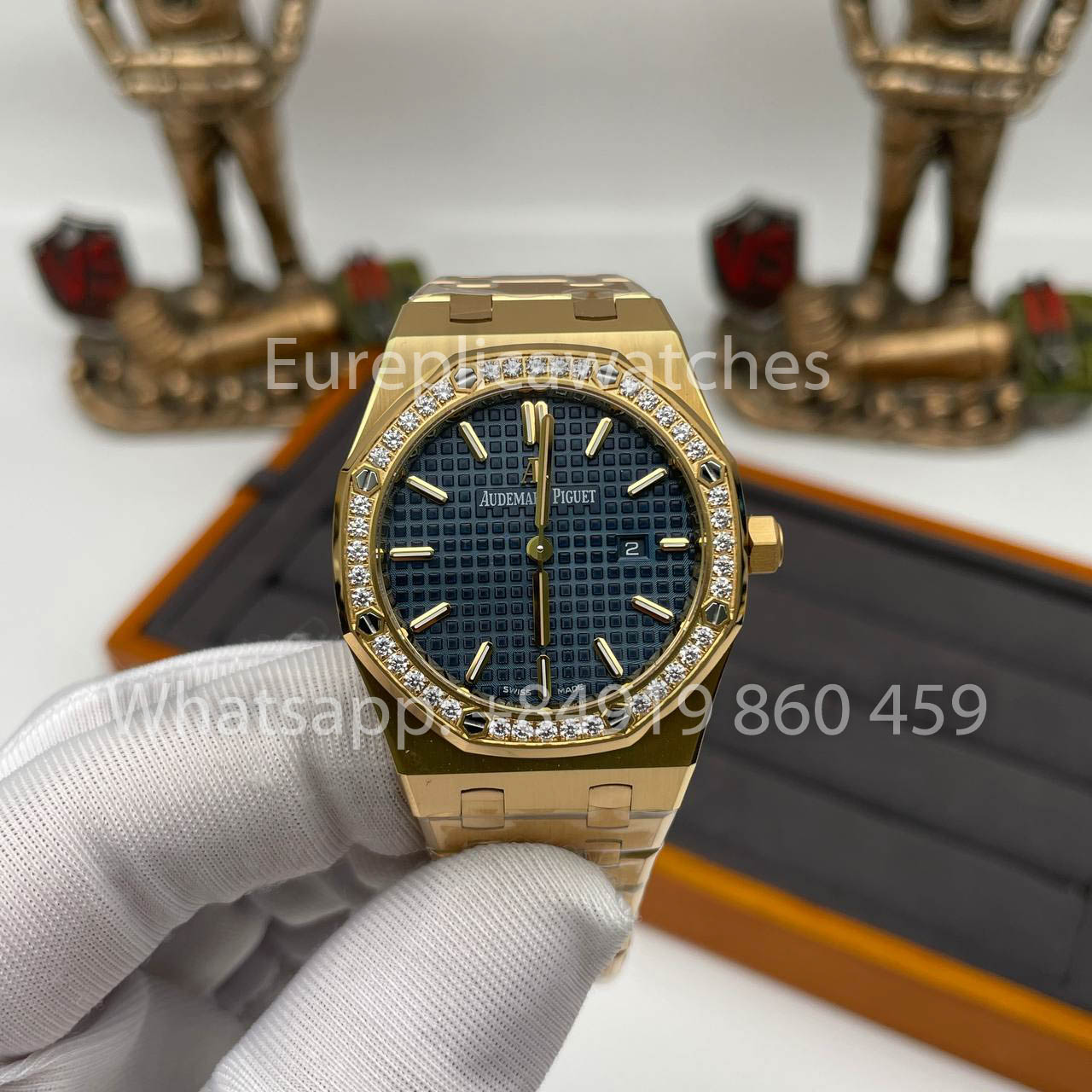Audemars Piguet Royal Oak Quartz 33MM 67651BA.ZZ.1261BA.02 1:1 Best Edition ZF Fabbrica Blue Dial