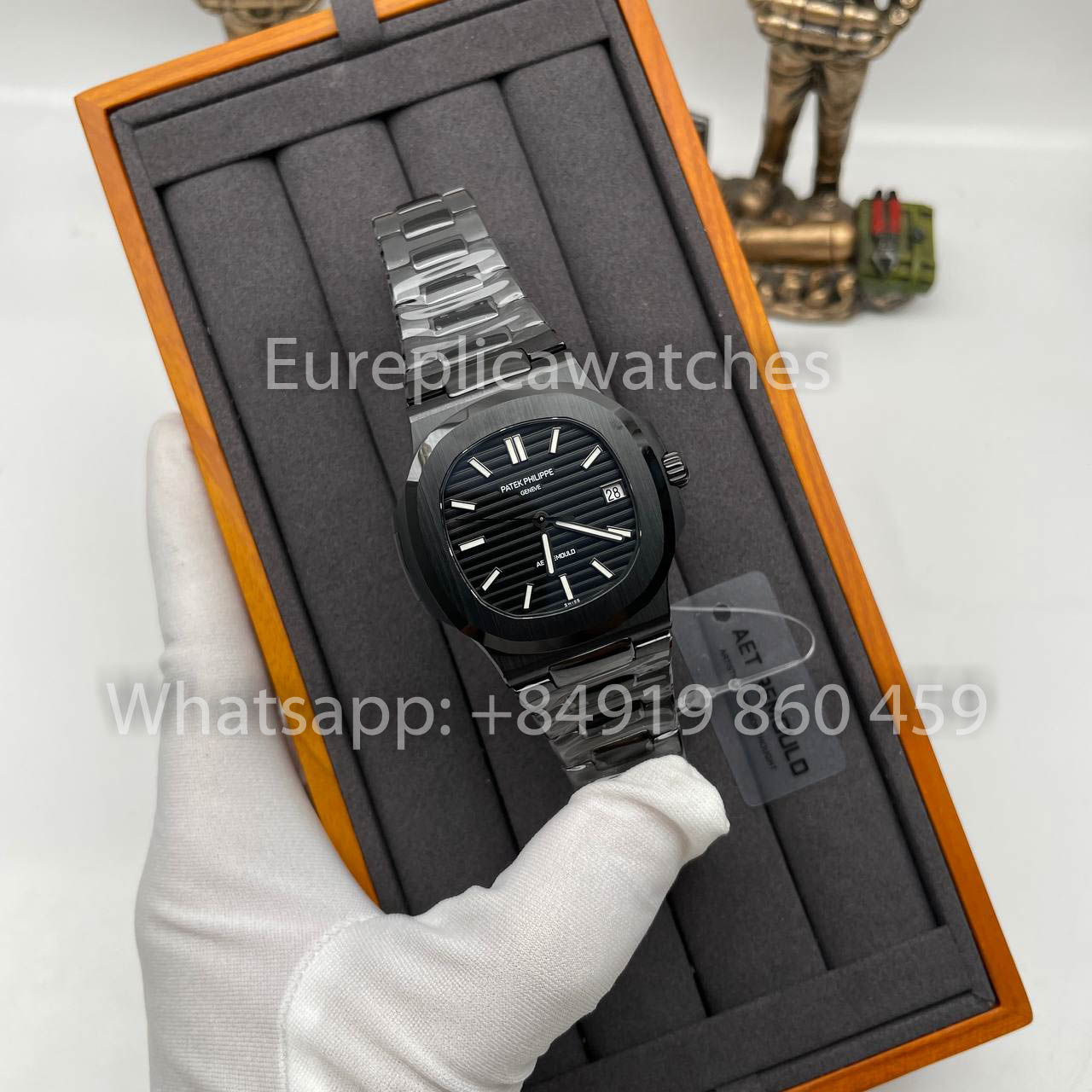 [AET modificado] Patek Philippe Nautilus 5711 ceramica quadrante nero 1:1 edizione melhor