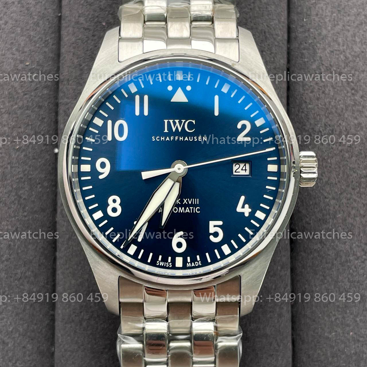 IWC Pilot IW327014 1:1 Best Edition V7 Fabbrica Blue Dial