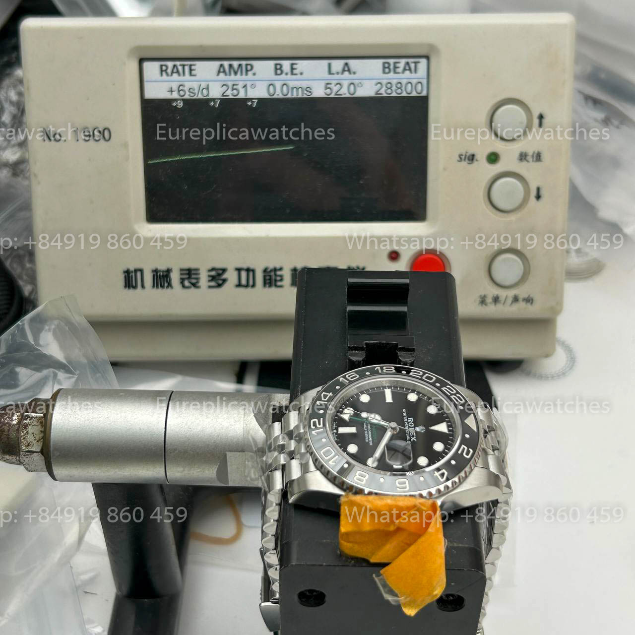 Rolex GMT‑Master II m126710 Bruce Wayne Batman versión mejorada 1:1 VS Fabrica