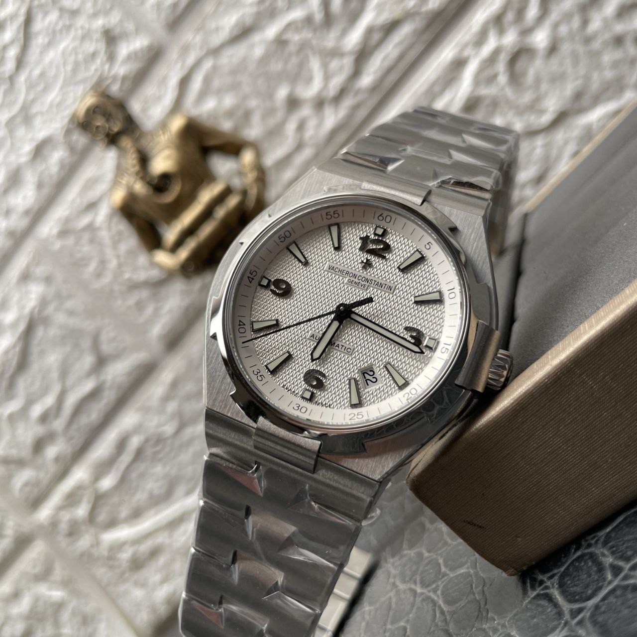 Vacheron Constantin Overseas 47040 JJ Fabbrica 1:1 edizione migliore Swiss ETA9015 White Dial