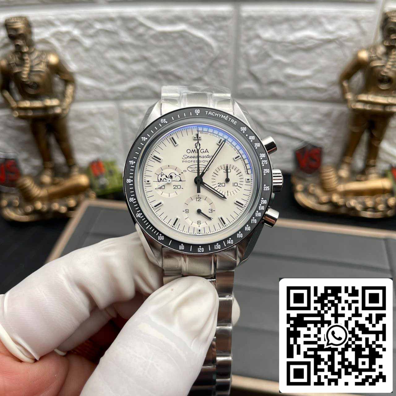 Omega Speedmaster Snoopy Award 311.32.42.30.04.003 1:1 Best Edition N1 Fabbrica White Dial