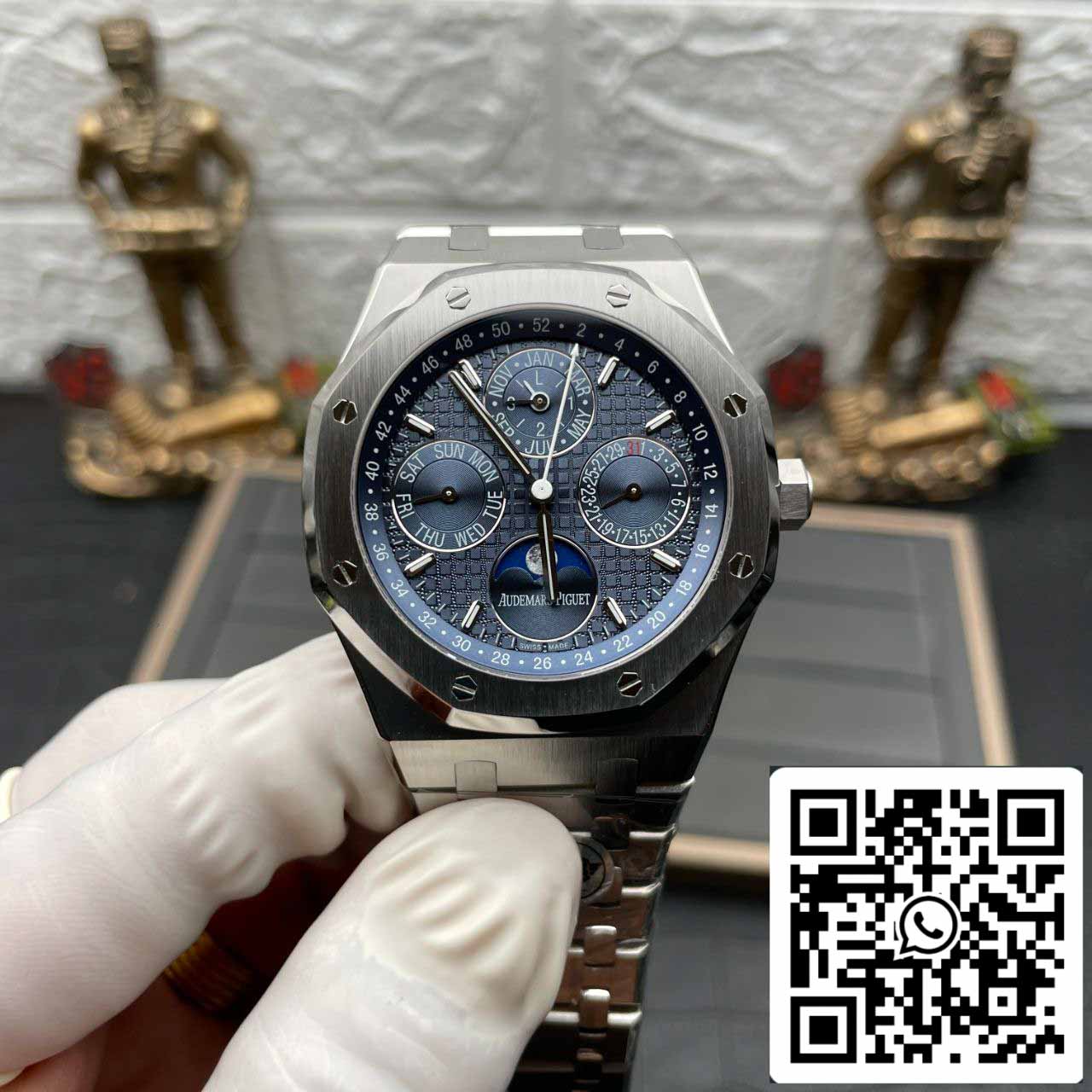 Audemars Piguet Royal Oak 26574ST.OO.1220ST.02 1:1 edizione migliore APS Fabbrica quadrante blu