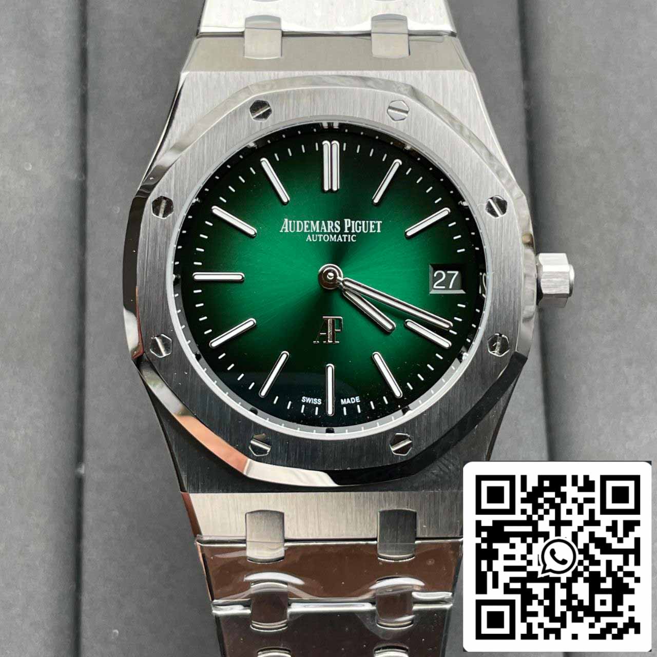 Audemars Piguet Royal Oak 16202PT.OO.1240PT.01 1:1 Best Edition ZF Fabbrica Green Dial