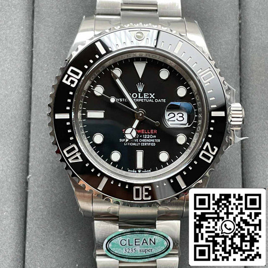 Rolex Sea Dweller M126600-0002 1:1 edizione migliore Clean Fabbrica quadrante nero