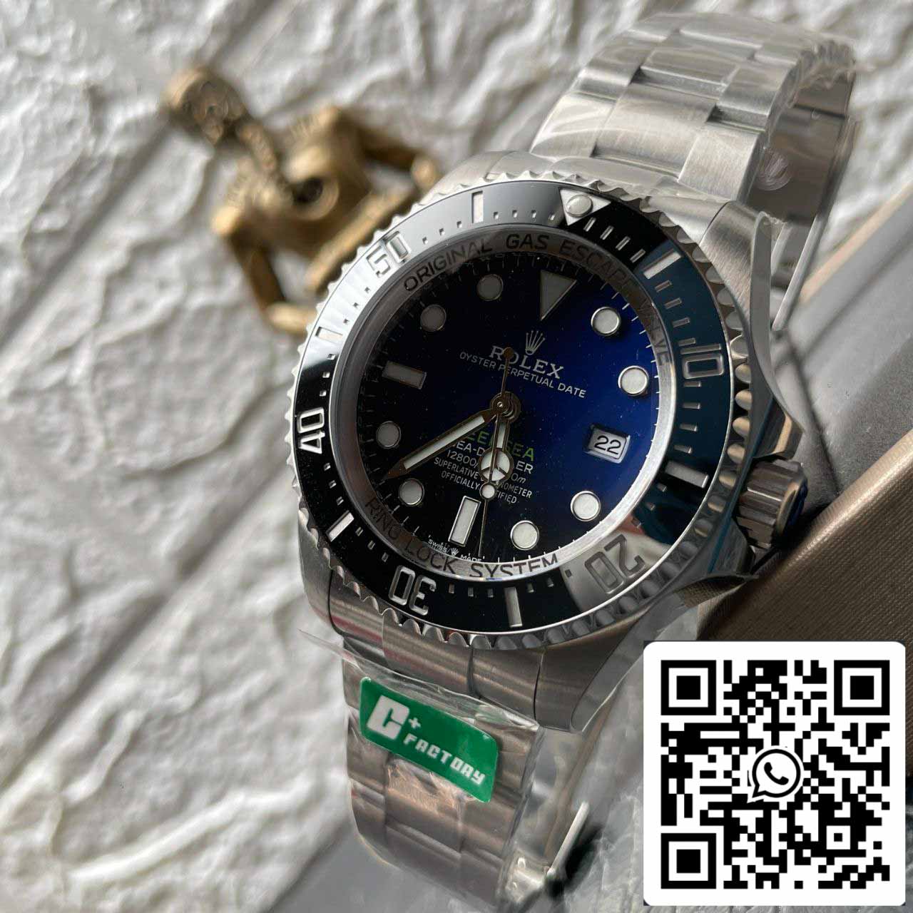 Rolex Sea-Dweller Deepsea M126660-0002 1:1 edizione migliore C+ Fabbrica quadrante blu