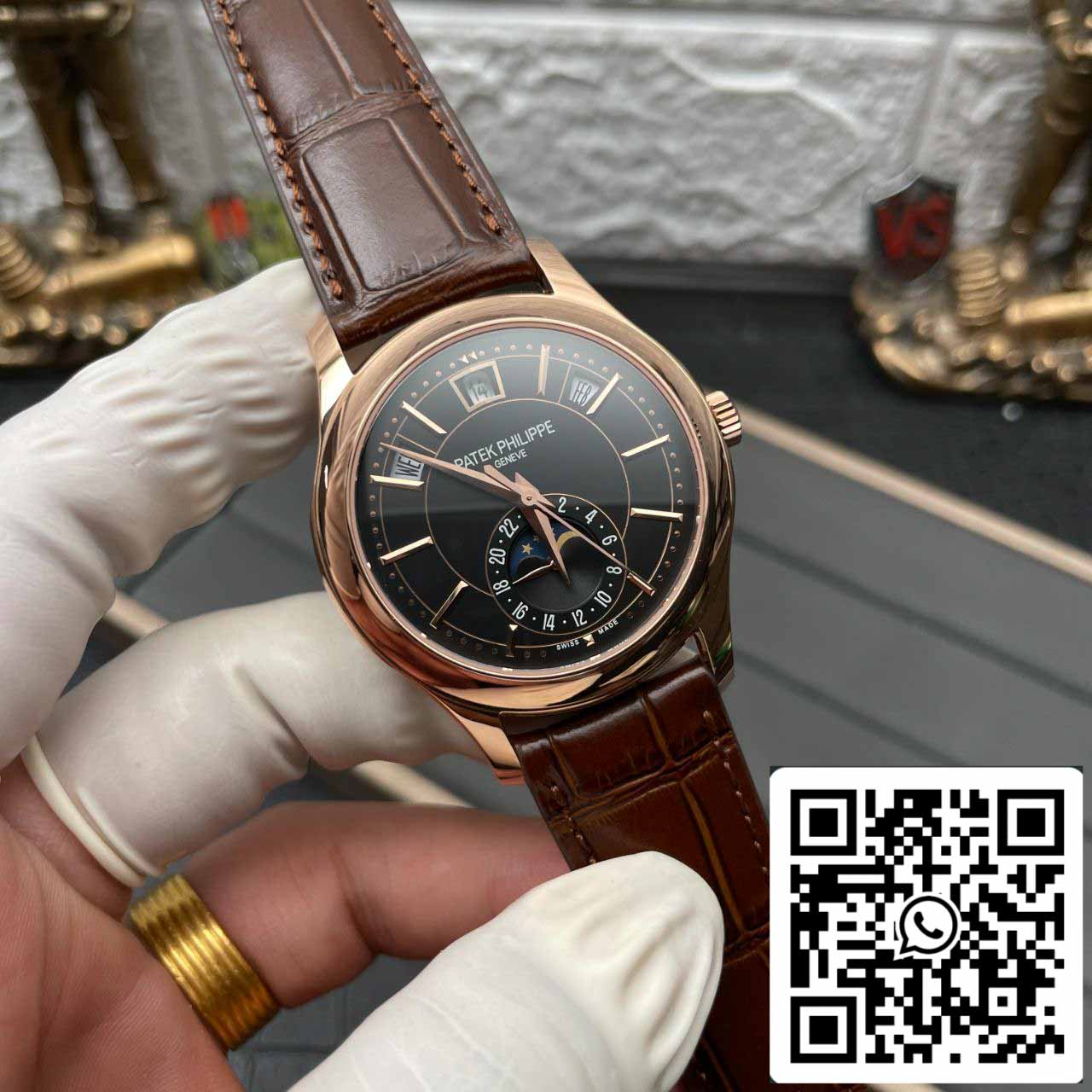 Patek Philippe Complications 5205G-001 KM Fabbrica 1:1 Best Edition Swiss ETA324SQ