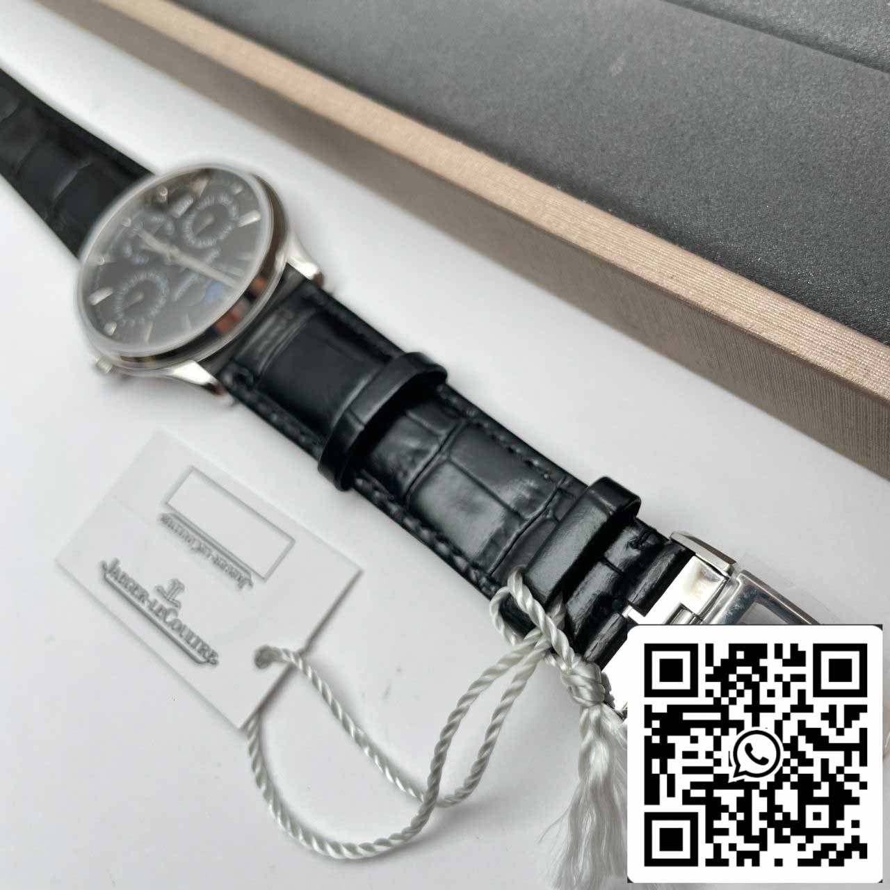 Jaeger LeCoultre Master Ultra Thin 130354J 1:1 Best Edition V9 Fabrica Mostrador Cinza Suíço ETA868