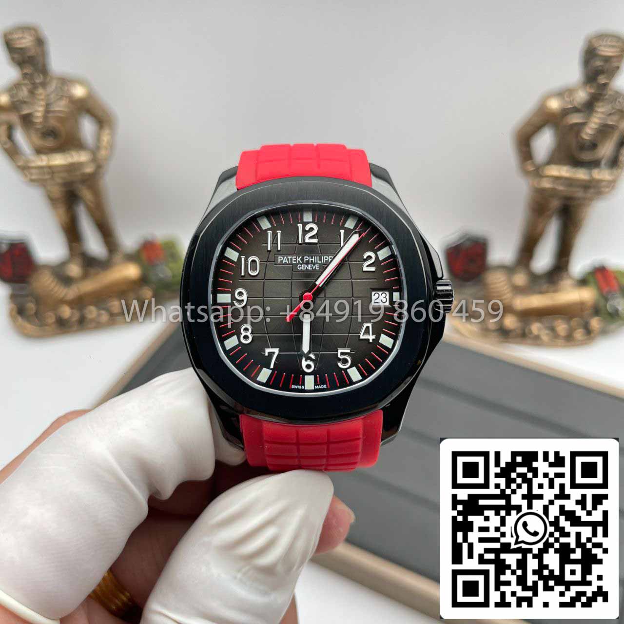 Patek Philippe Aquanaut PP5167 1:1 Best Edition ZF Fabbrica DLC Black Dial