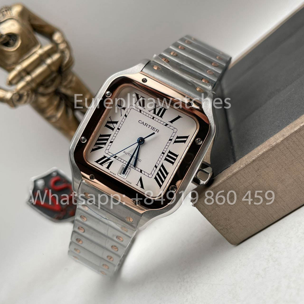 Cartier De Santos W2SA0006 2018 BV Fabbrica 1:1 edición migliore Swiss ETA 9015