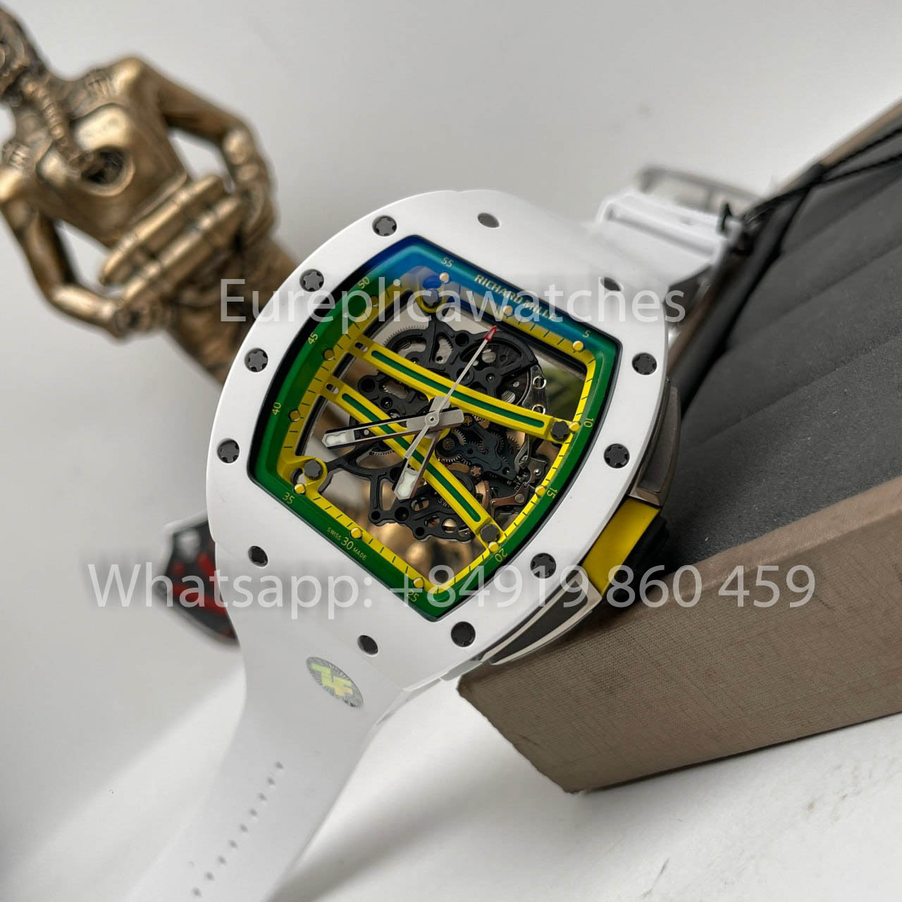 Richard Mille RM061 TZP-N White Ceramic 1:1 Best Clone ZF Fabbrica