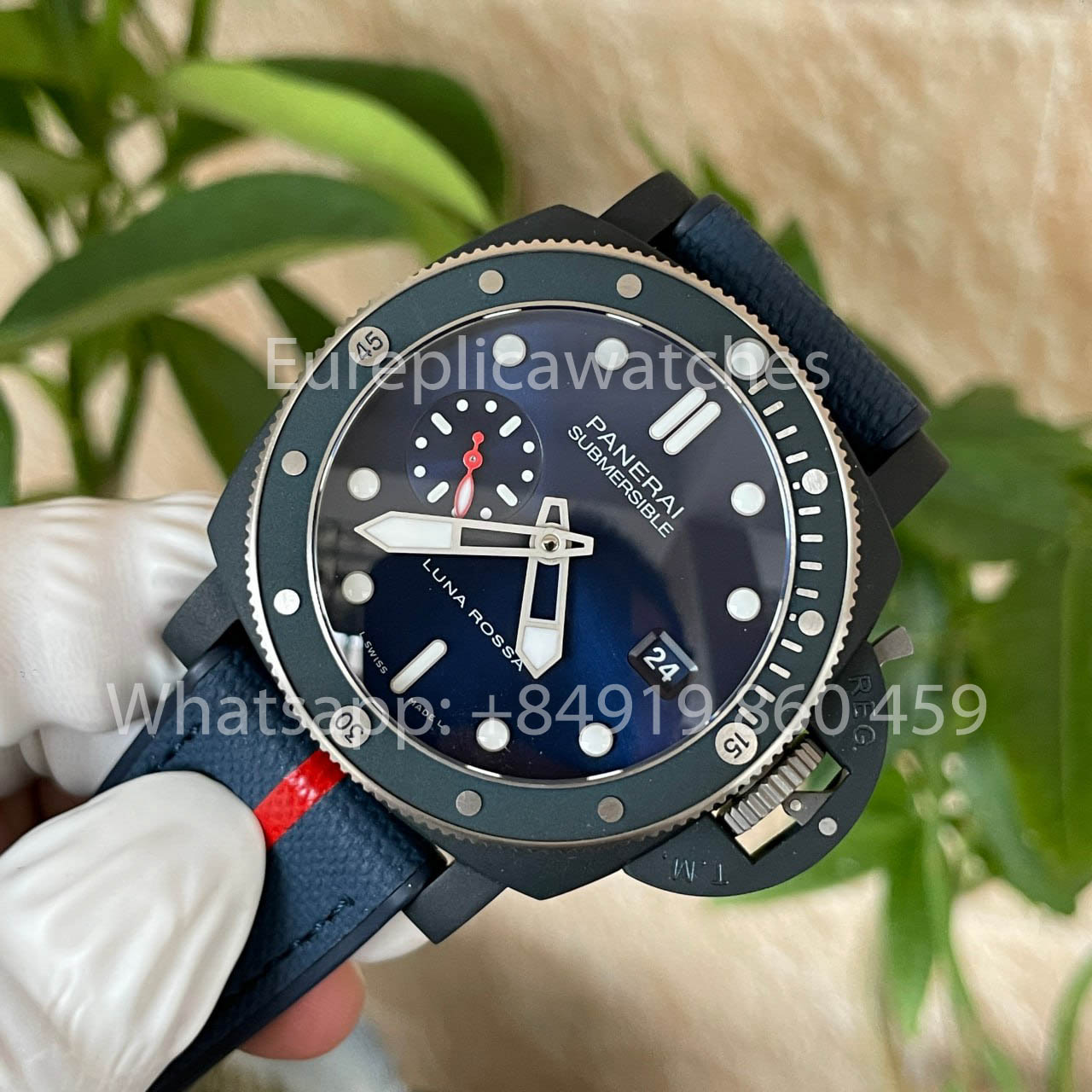 Panerai Submersible QuarantaQuattro Luna Rossa  PAM01466  1:1 Best Clone VS Fabbrica