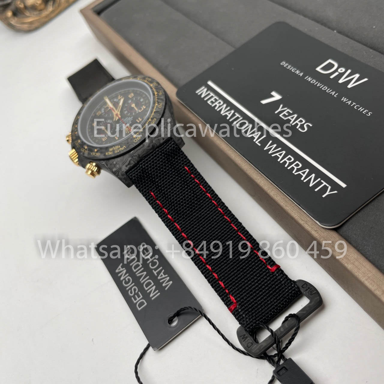 Rolex Daytona Aviva Grigio 01/10  NTPT Carbonio 1:1 Best Clone Diw Custom 4130 movimento