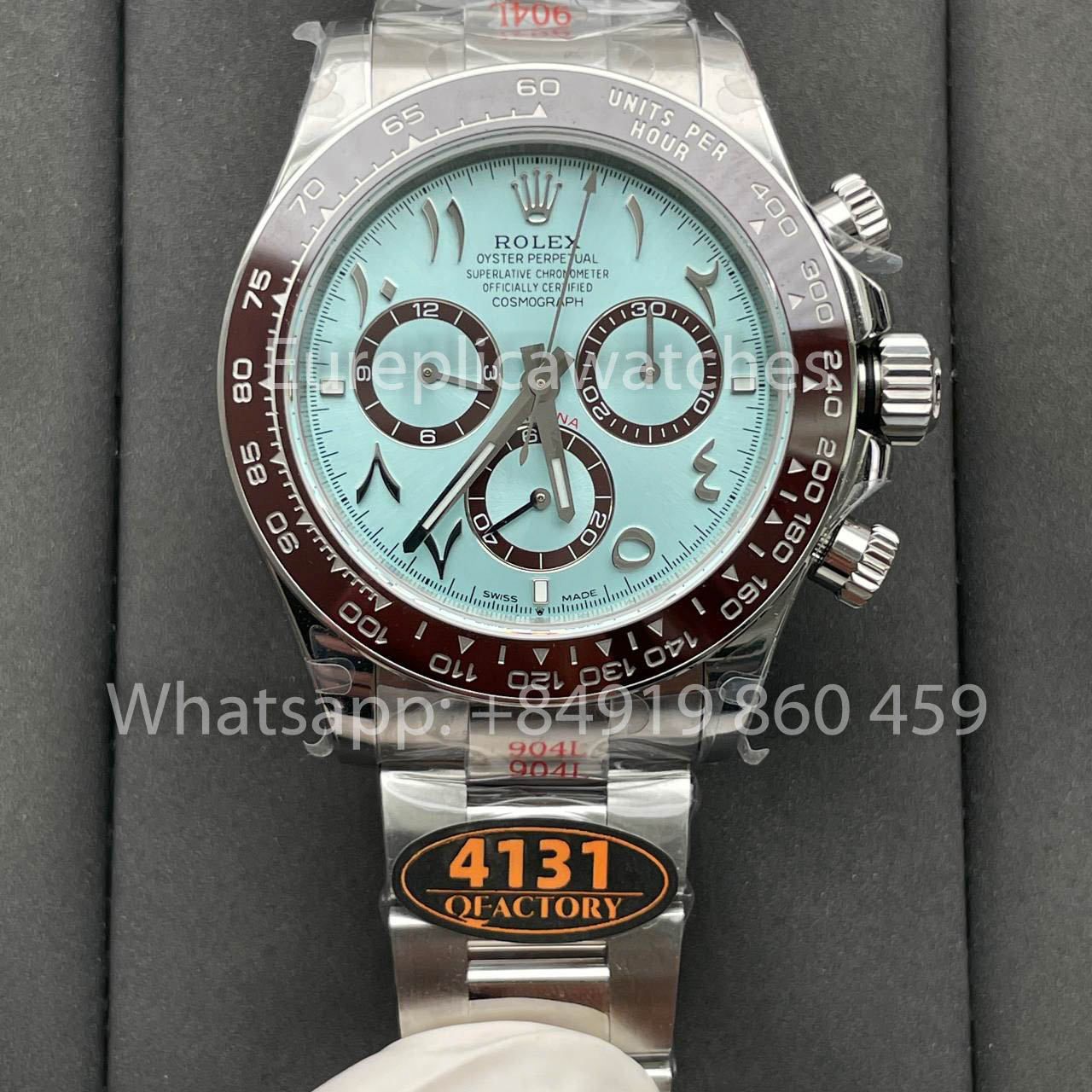 Rolex Cosmograph Daytona m126506 Arabic Numeral Ice Blue Dial 1:1 Best Clone QF Fabbrica