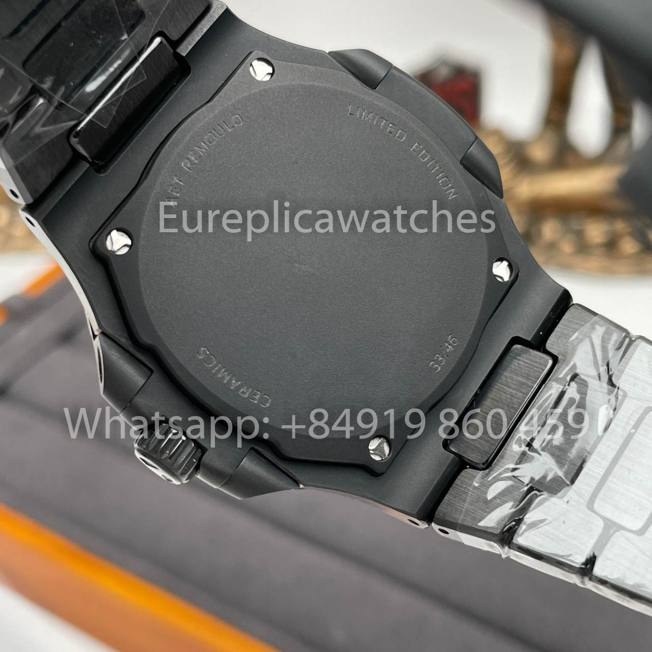 [AET modificado] Patek Philippe Nautilus 5711 ceramica quadrante nero 1:1 edizione melhor