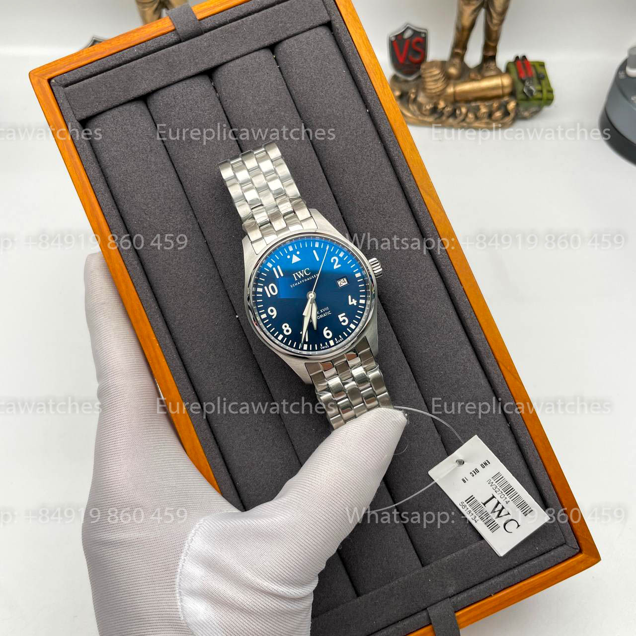 IWC Pilot IW327014 1:1 Best Edition V7 Fabbrica Blue Dial