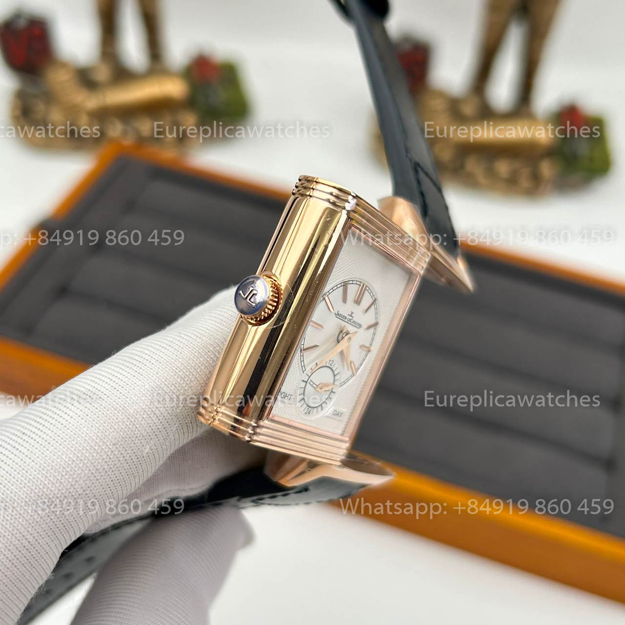 Jaeger-LeCoultre Reverso  Classic Large Duoface  Small Seconds 398258J MG Fabbrica 1:1 Best Clone Rose Gold