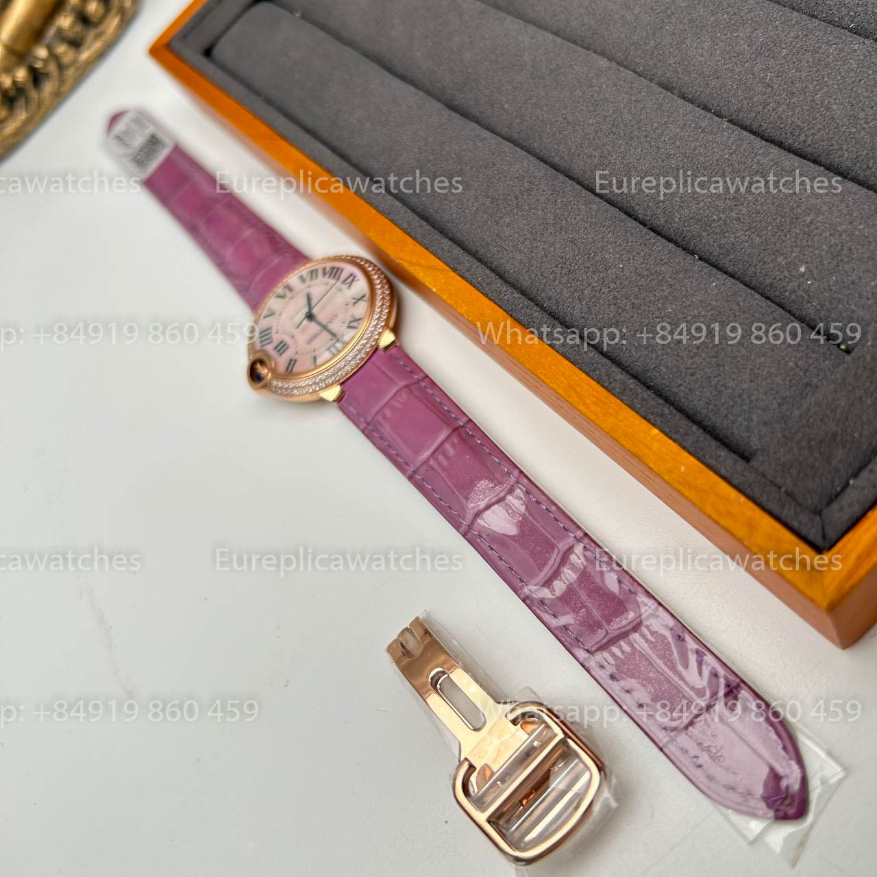 Ballon Bleu De Cartier WE902066 1:1 Best Edition V6 Fabbrica V4 Rose Gold