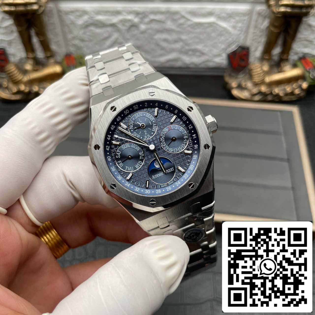 Audemars Piguet Royal Oak 26574ST.OO.1220ST.02 1:1 edizione migliore APS Fabbrica quadrante blu