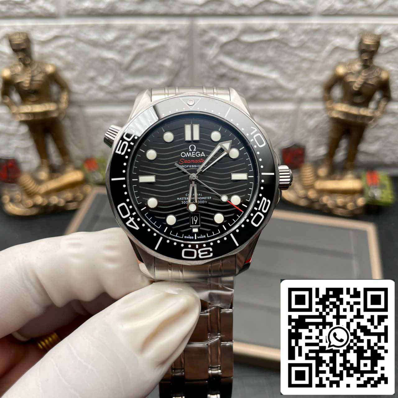 Omega Seamaster Diver 300M 210.30.42.20.01.001 1:1 edizione migliore VS Fabbrica quadrante nero