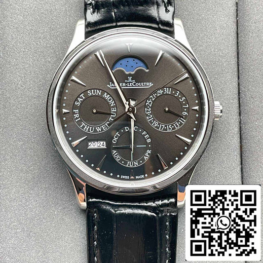 Jaeger LeCoultre Master Ultra Thin 130354J 1:1 Best Edition V9 Fabbrica Gray Dial Swiss ETA868