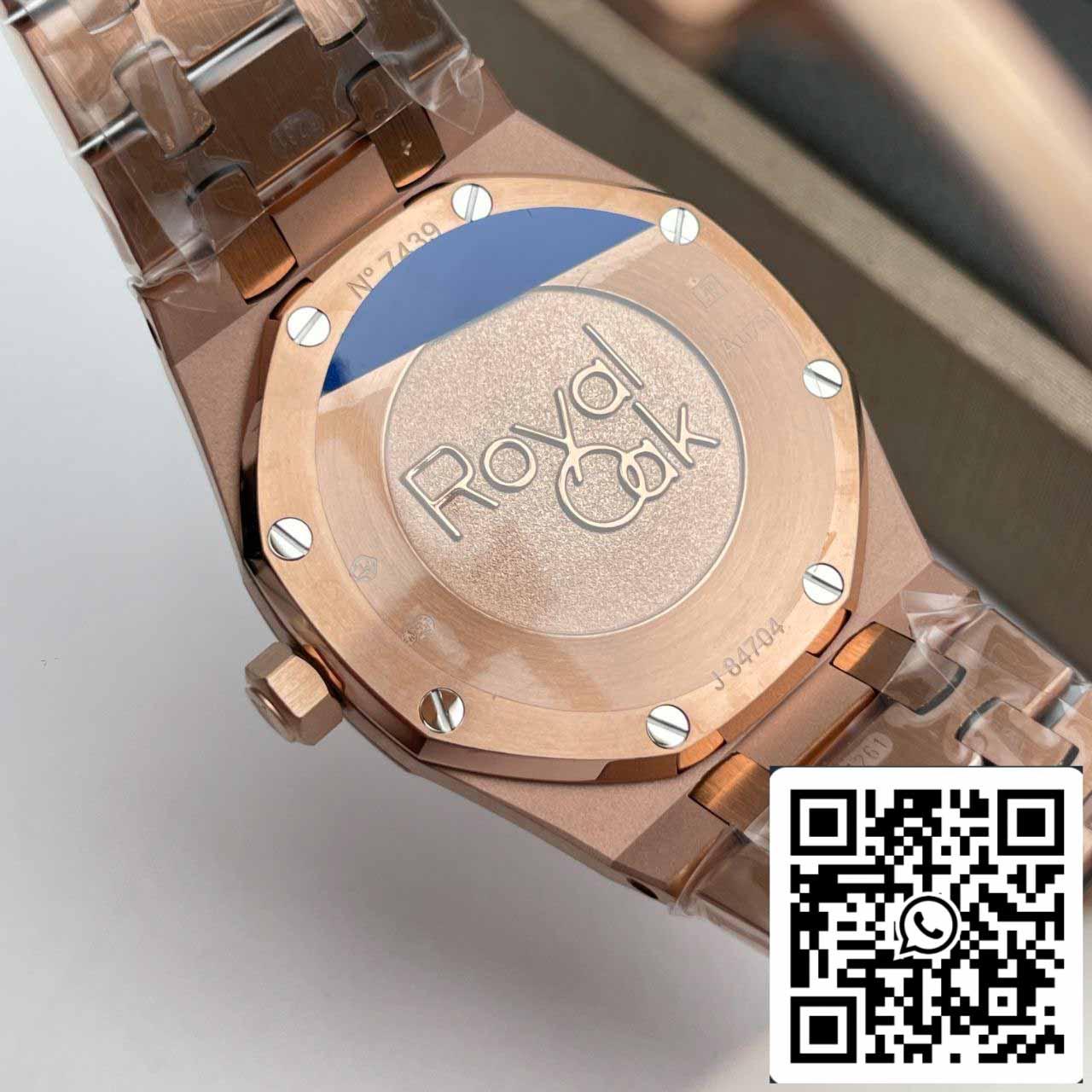 Audemars Piguet 67651 Quartz 33mm 1:1 Best Edition ZF Fabbrica White Dial Rose Gold
