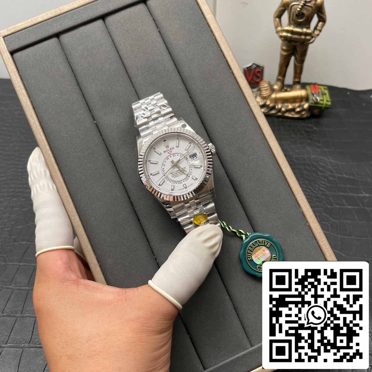 Rolex Sky Dweller M336934-0003 1:1 Best Edition ZF Fabbrica White Dial