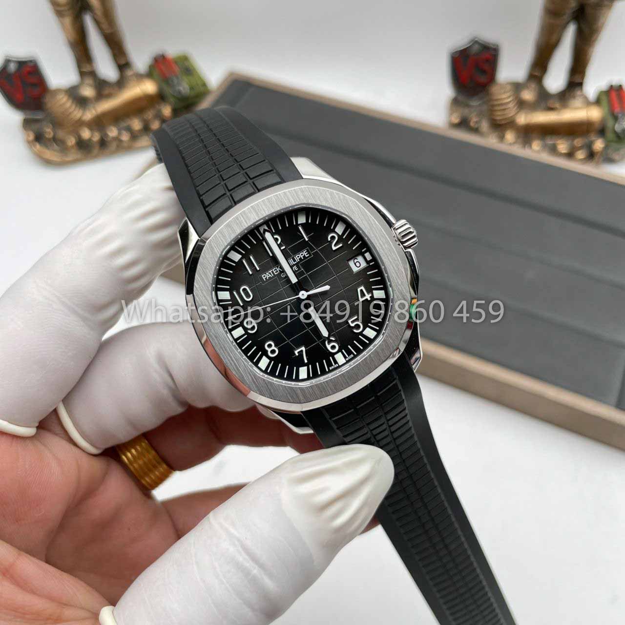 Patek Philippe Aquanaut 5167A-001 1:1 Best Clone 3K Fabbrica quadrante nero V3 new Buckle