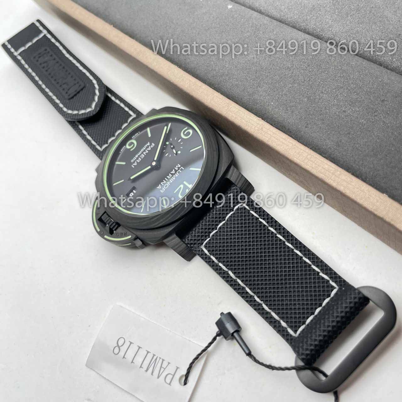 Panerai Luminor PAM1118 1:1 edizione migliore VS Fabbrica quadrante nero