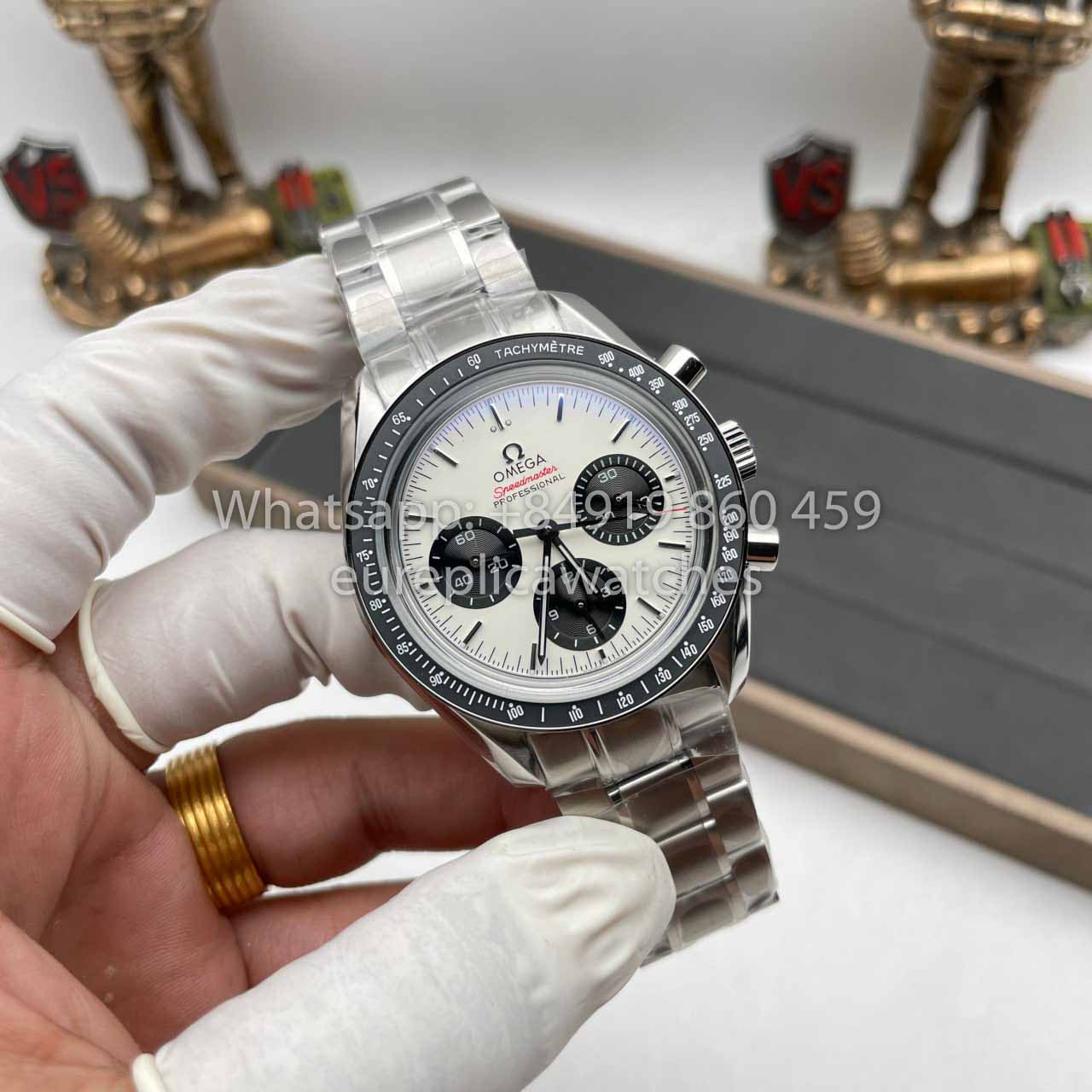 Omega Speedmaster 42MM 1:1 Best Edition OM Fabbrica White Dial