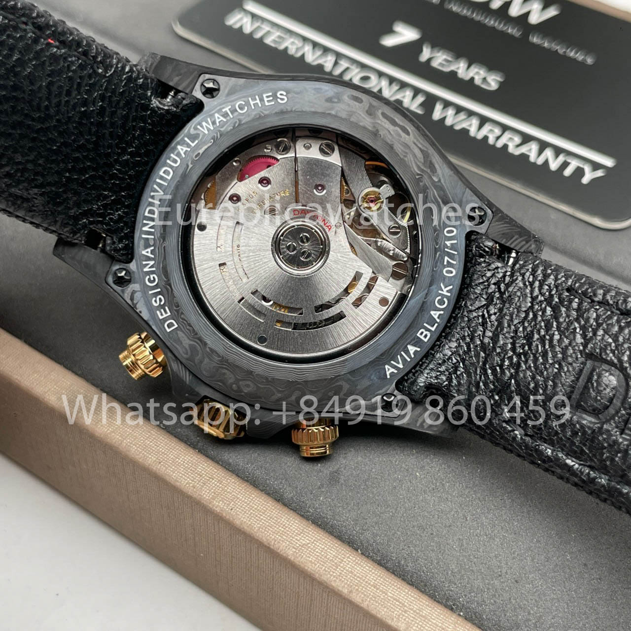 Rolex Daytona Aviva Grigio 01/10  NTPT Carbonio 1:1 Best Clone Diw Custom 4130 movimento