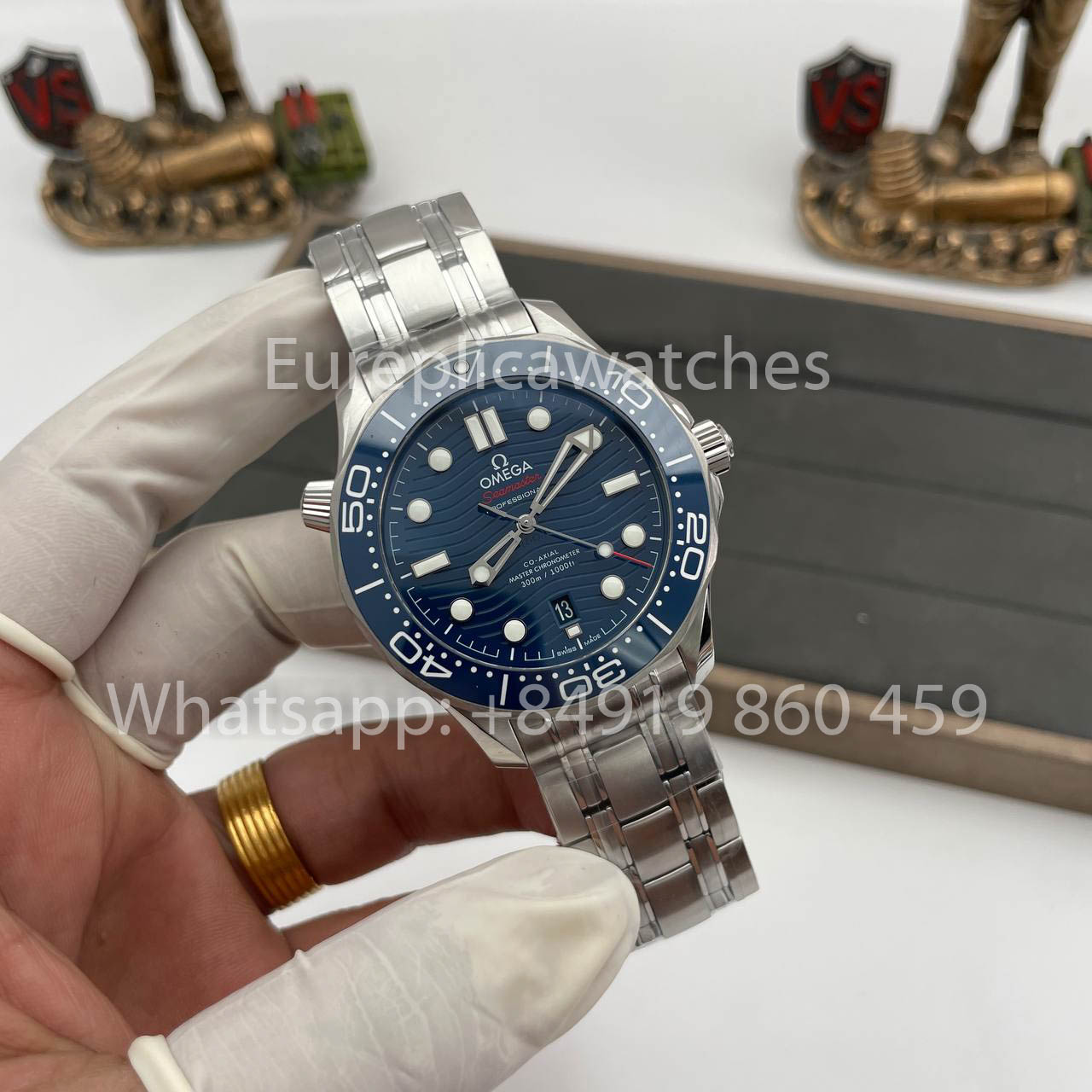 Omega Seamaster Diver 300M 210.30.42.20.03.001 1:1 edizione migliore VS Fabbrica quadrante blu
