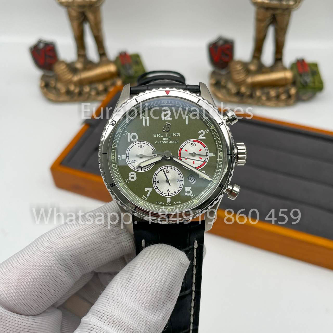 Breitling Aviator 8 Ab01192a1l1X1 quadrante verde  1:1 Best Clone EF Fabbrica