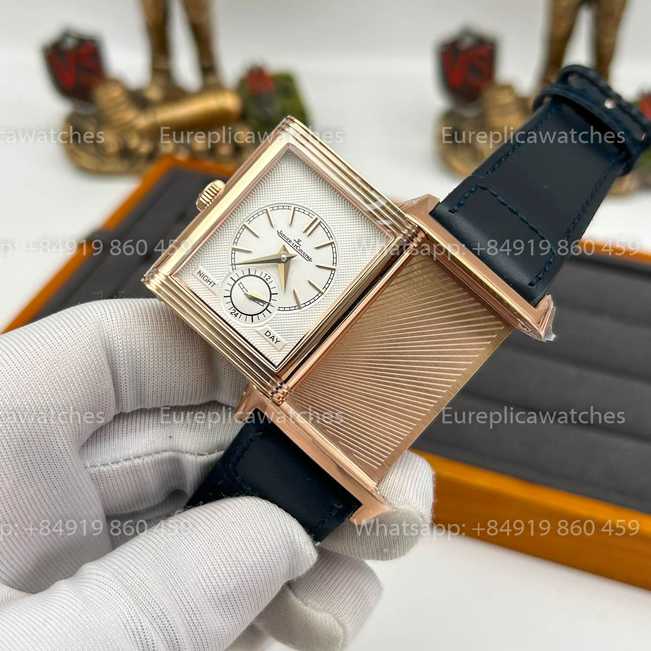 Jaeger-LeCoultre Reverso  Classic Large Duoface  Small Seconds 398258J MG Fabbrica 1:1 Best Clone Rose Gold