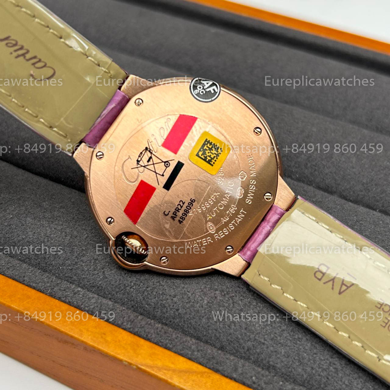Ballon Bleu De Cartier WE902066 1:1 Best Edition V6 Fabbrica V4 Rose Gold