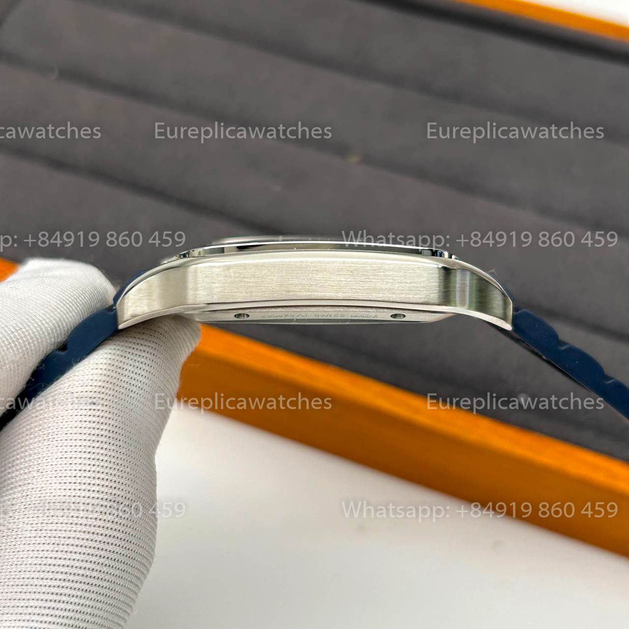 Cartier Santos Skeleton 40 mm W2020018 THB Fabbrica 1:1 Best Edition Bisel blanco