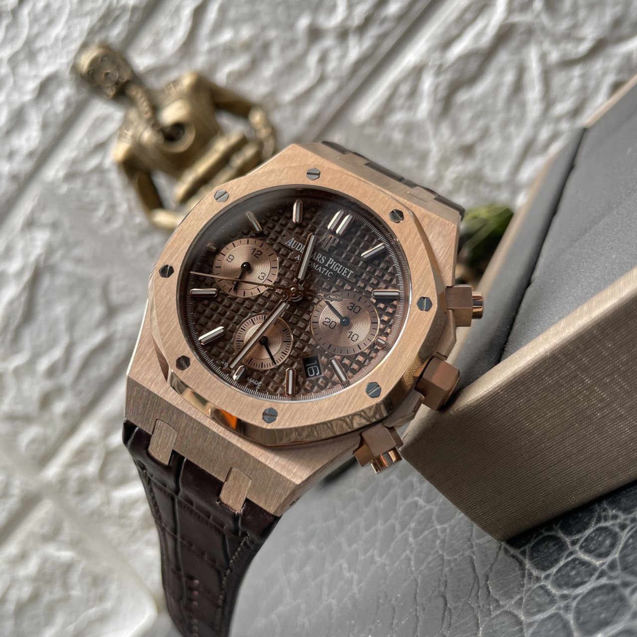 Audemars Piguet Royal Oak Chronograph 26331OR.OO.D821CR.01 1:1 Best Edition OM Fabbrica Rose Gold