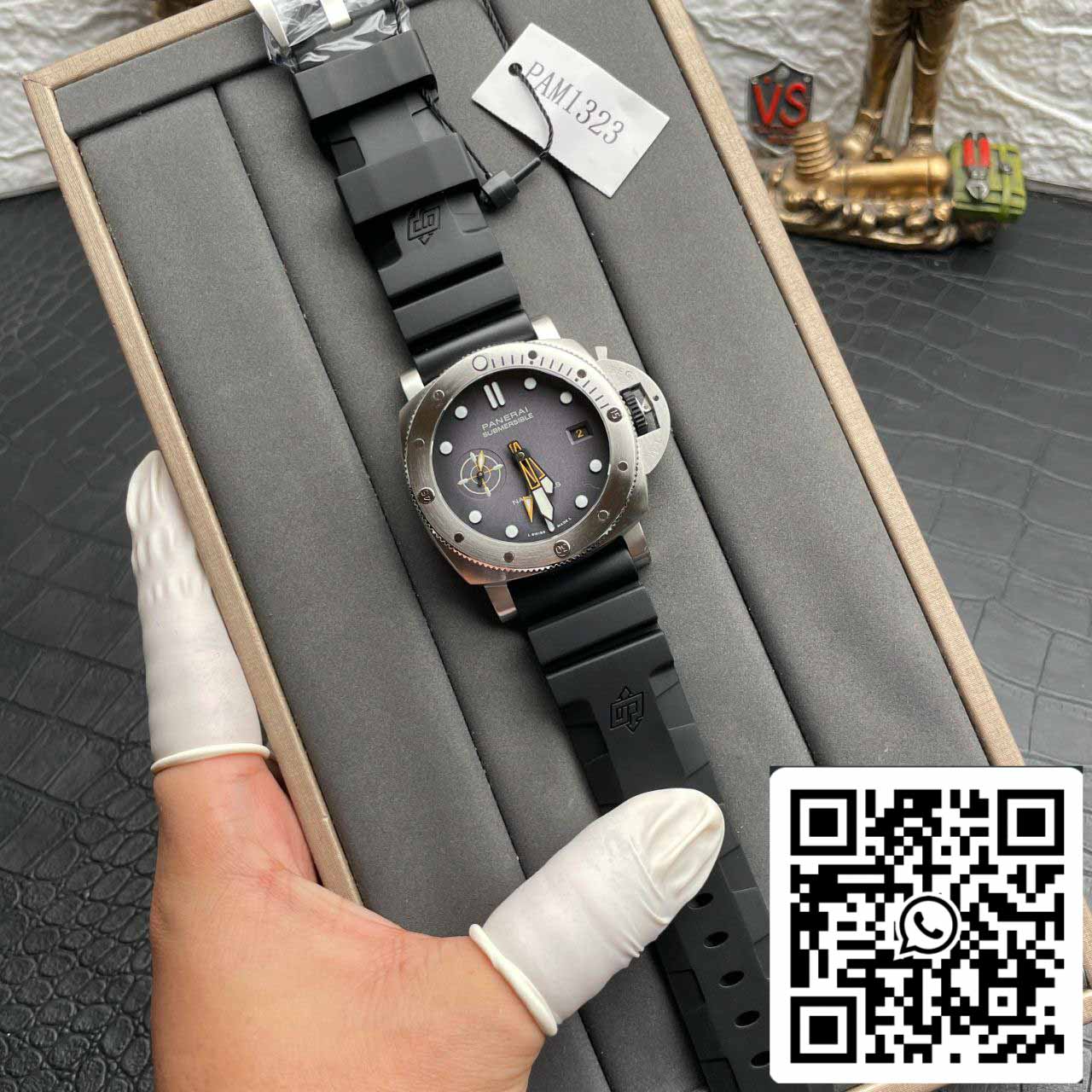 Panerai Submersible PAM1323 1:1 edizione migliore VS Fabbrica Gray quadrante