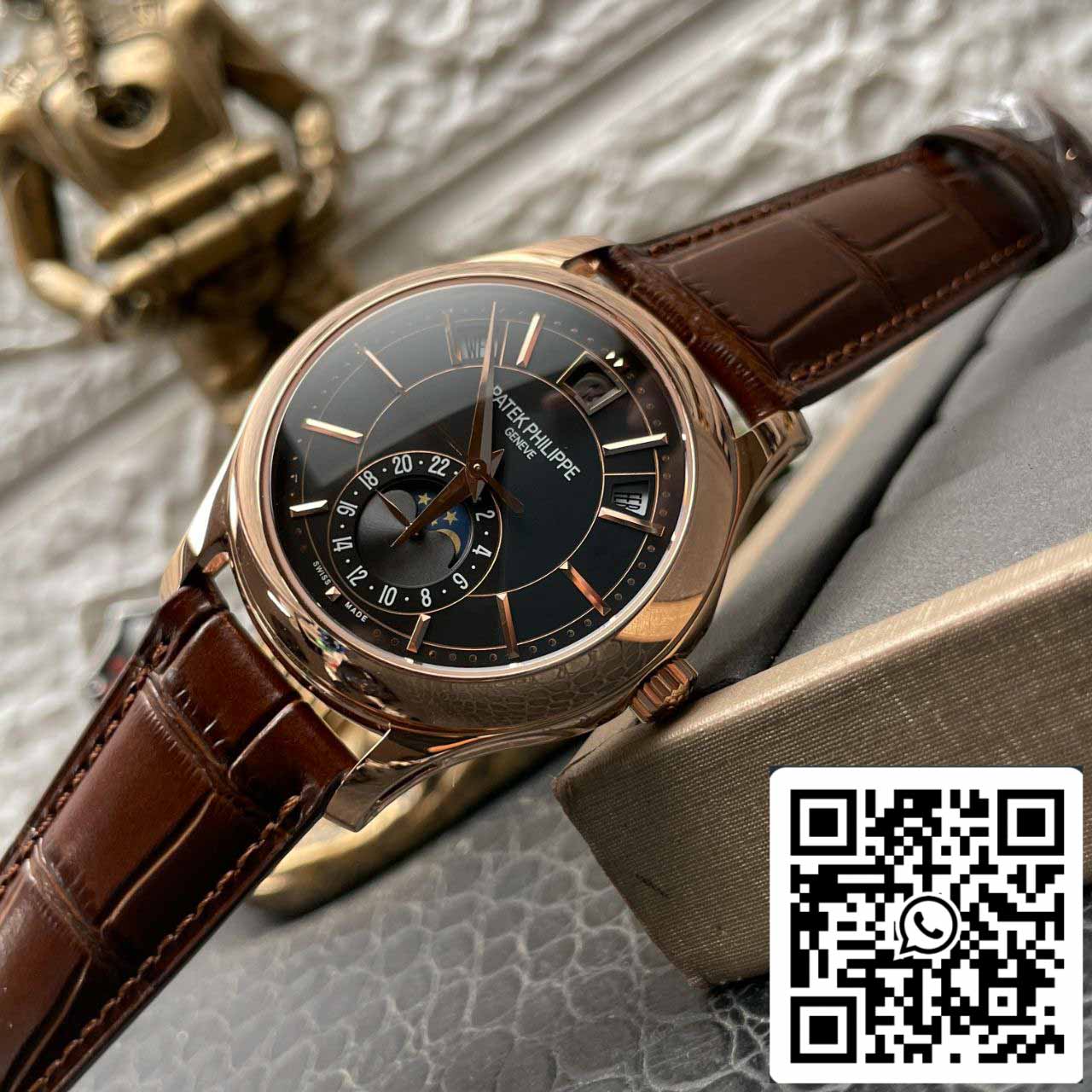 Patek Philippe Complications 5205G-001 KM Fabbrica 1:1 Best Edition Swiss ETA324SQ