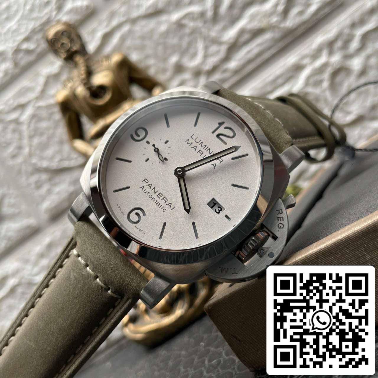 Panerai Luminor PAM01314 1:1 edizione migliore VS Fabbrica quadrante bianco