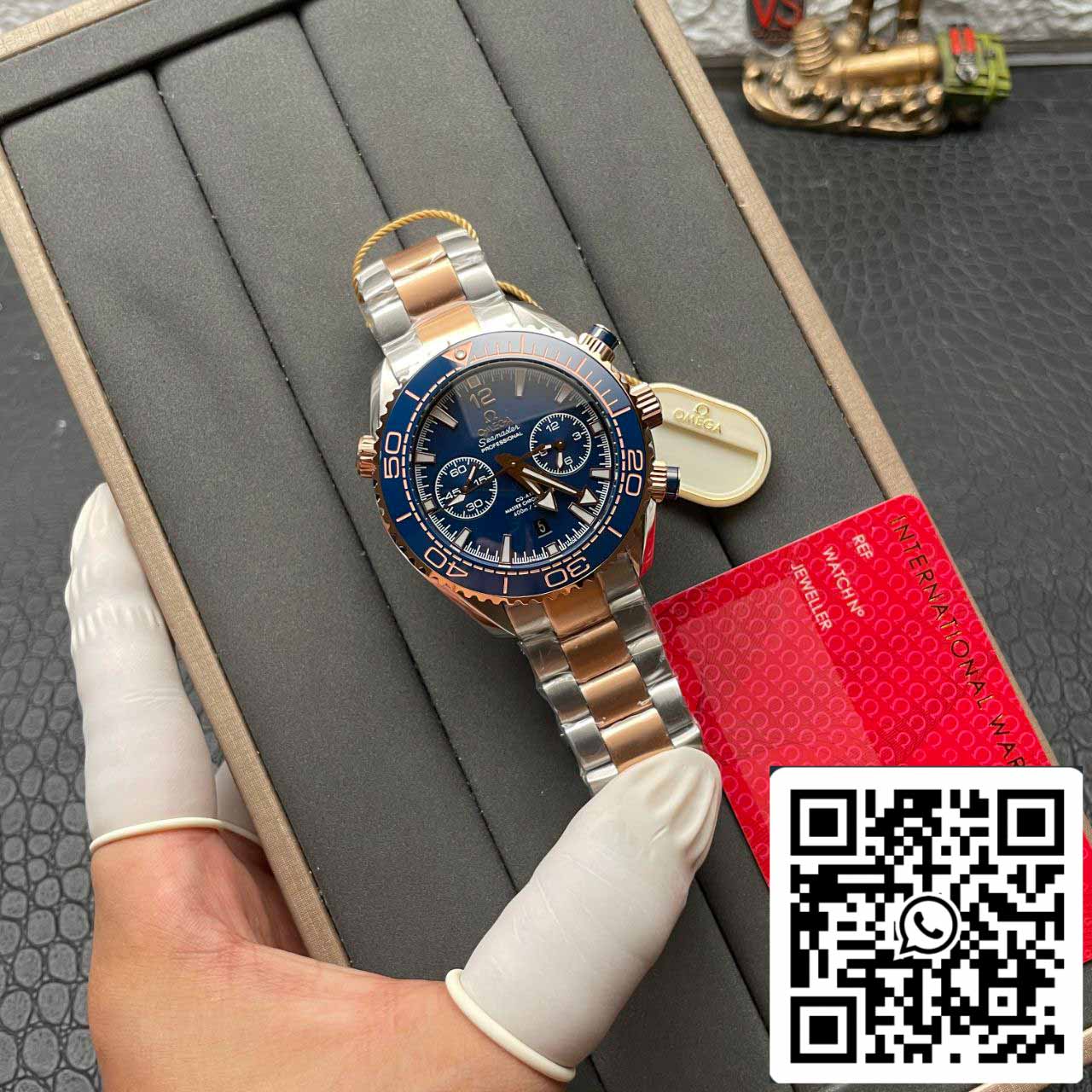 Omega Seamaster Ocean Planet 600M 215.20.46.51.03.001 1:1 Best Edition OM Fabbrica Rose Gold