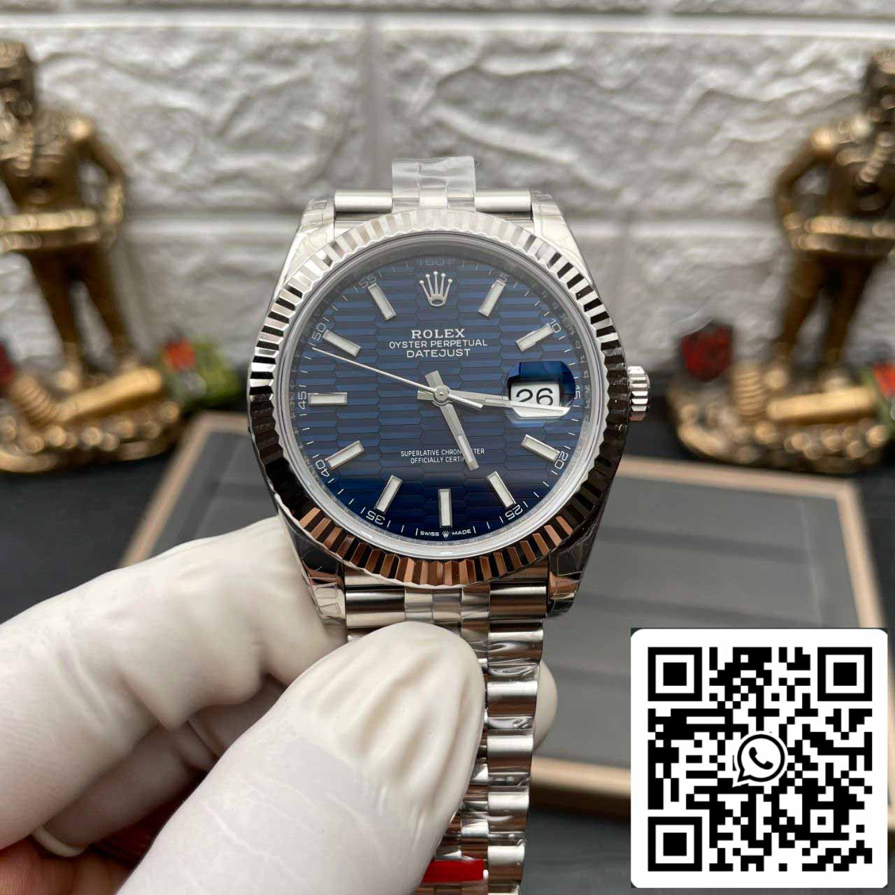 Rolex Datejust M126234-0017 36MM 1:1 edizione migliore VS Fabbrica quadrante blu