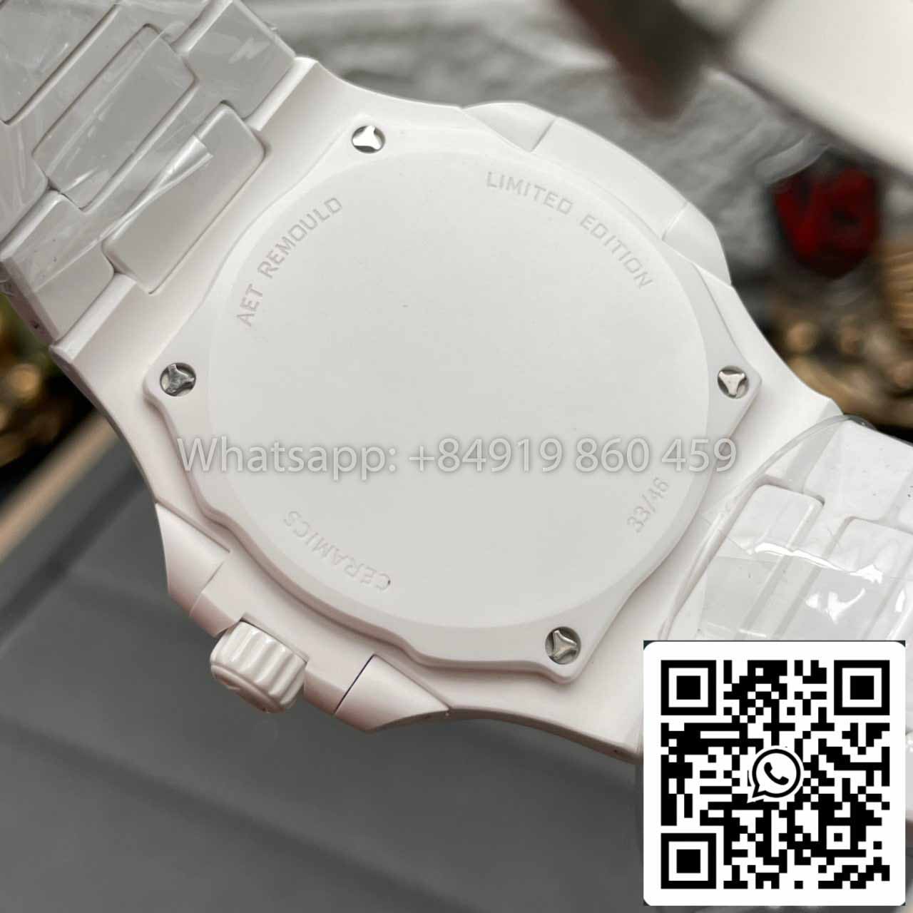 [AET modificado] Patek Philippe Nautilus 5711 ceramica quadrante bianco 1:1 edizione migliore