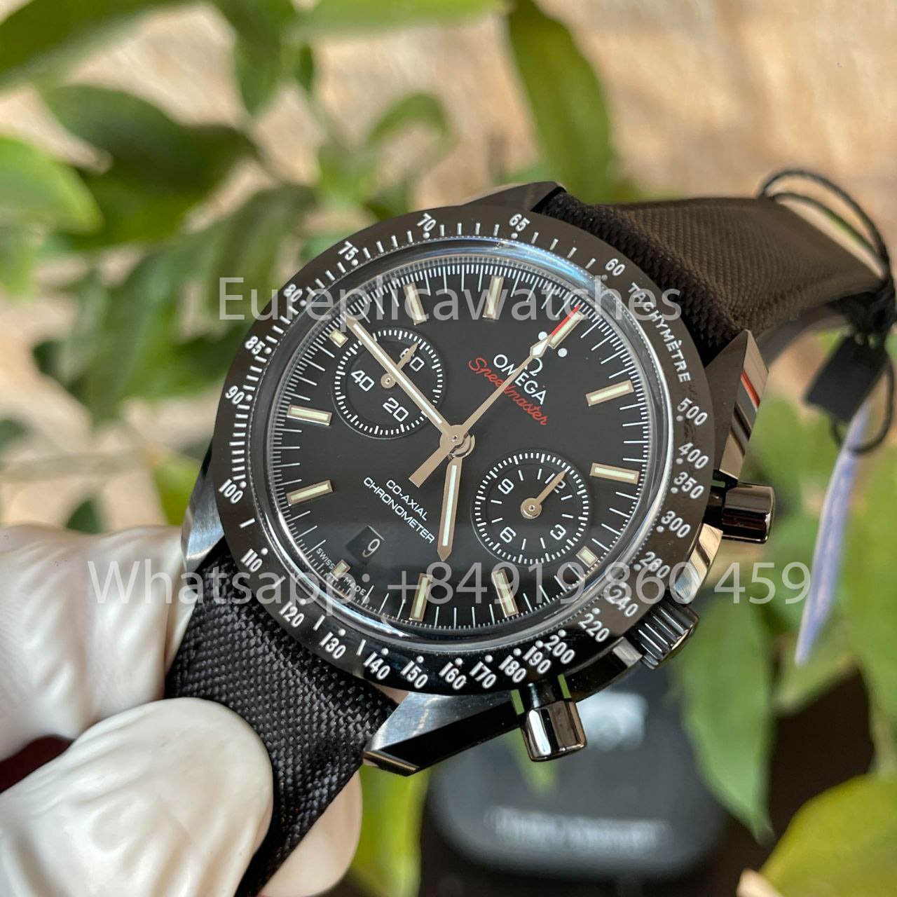 Omega Speedmaster 311.92.44.51.01.003 Moonwatch 1:1 Best Edition N1 Fabbrica fabric cinturino