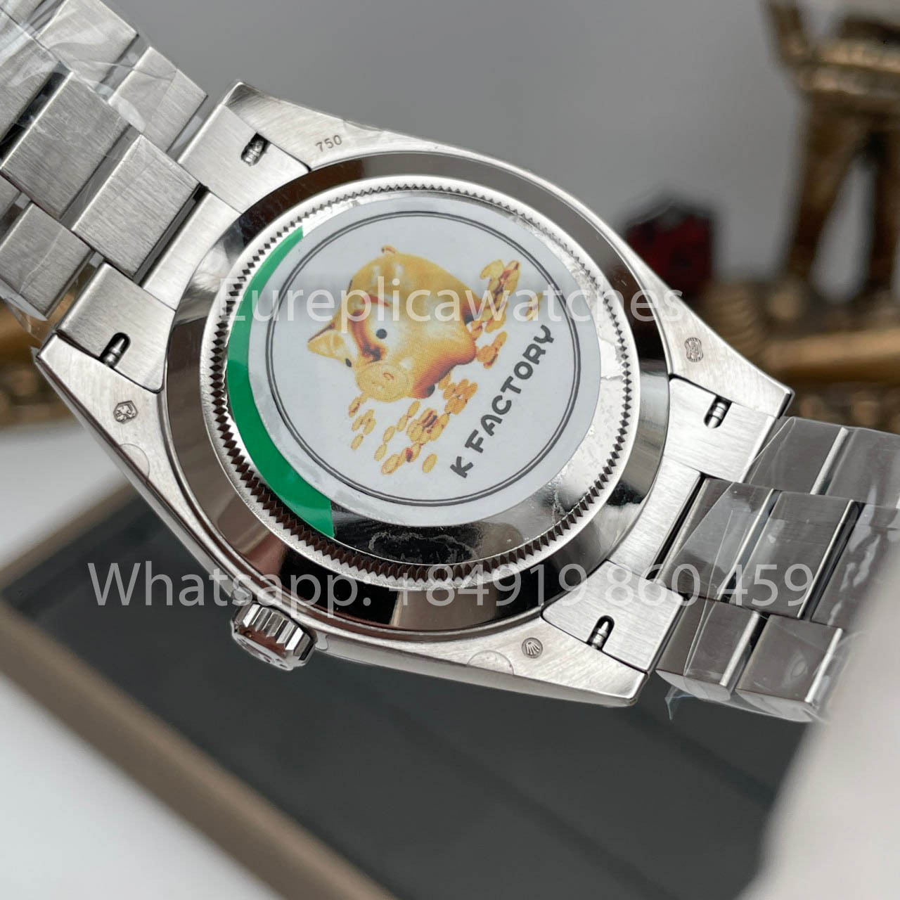 Rolex White Gold Day Date 40 228239-0076 Platina Aro Canelado 1:1 Best Clone KF Fabbrica 215 Gramas