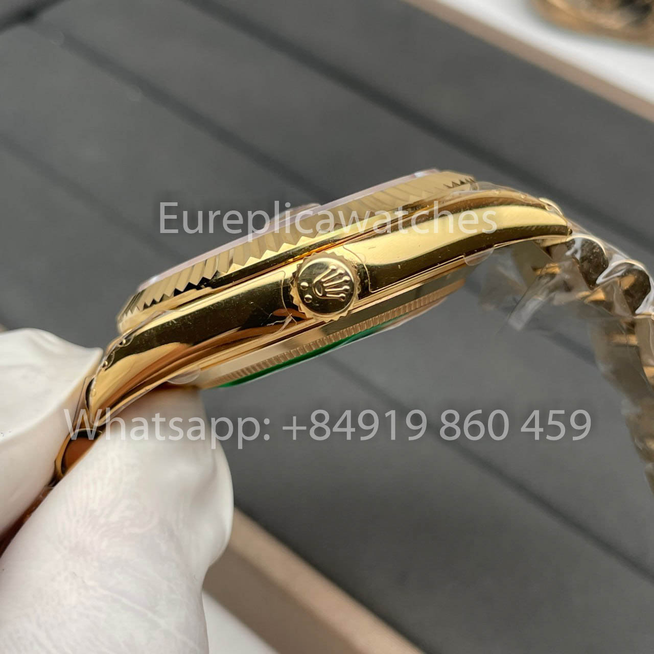 Rolex Yellow Gold Day Date 40 228238-0006 Yellow Dial  1:1 Best Clone KF Fabbrica 215 Gram