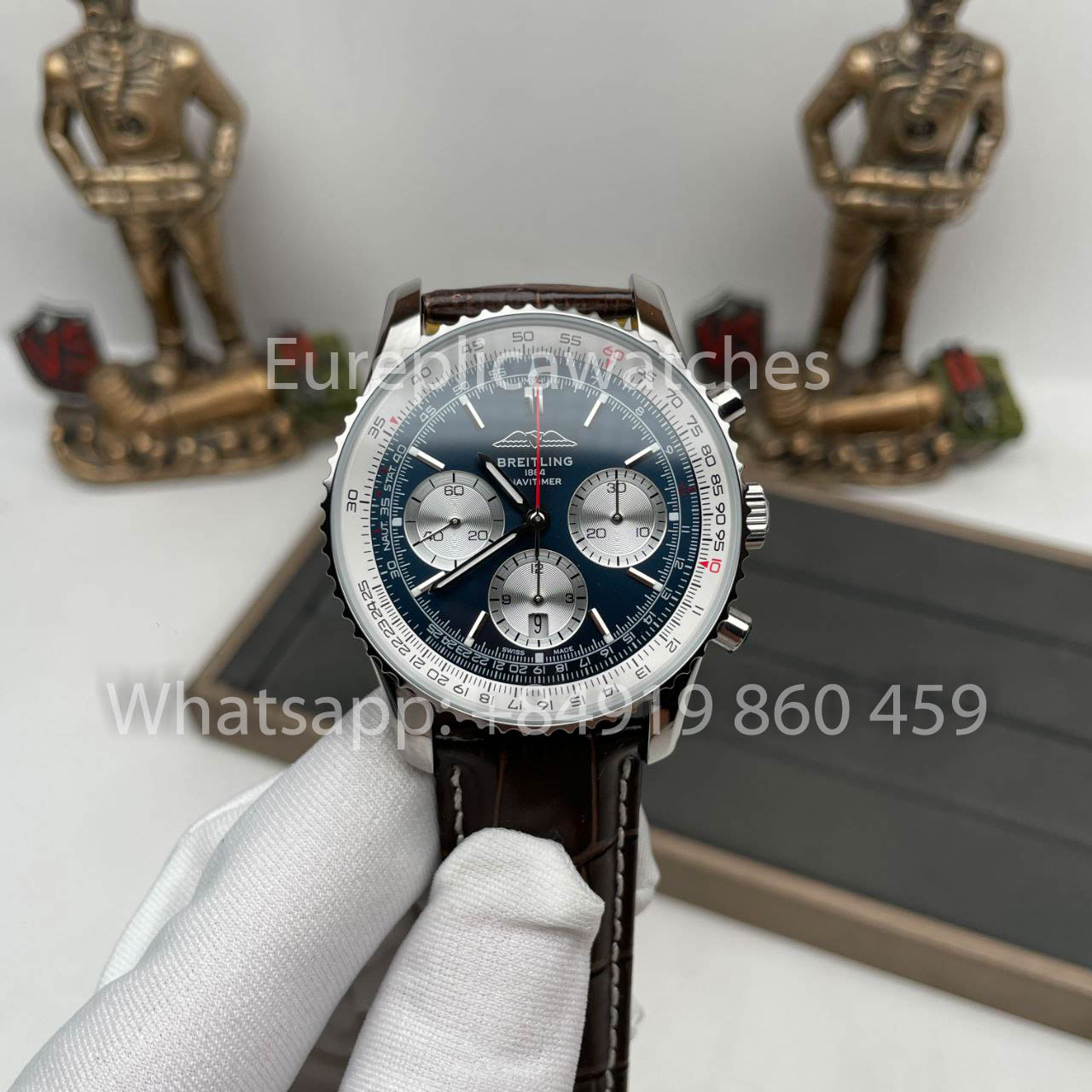 Breitling Navitimer B01 cronógrafo AB0137211C1A1 41mm 1:1 edición mejorada BLS Fabbrica Pelle cinturino
