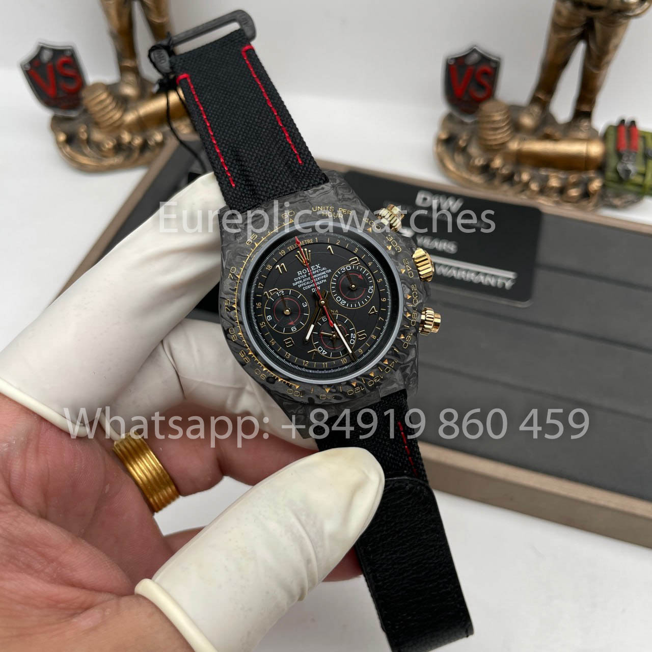 Rolex Daytona Aviva Grigio 01/10  NTPT Carbonio 1:1 Best Clone Diw Custom 4130 movimento